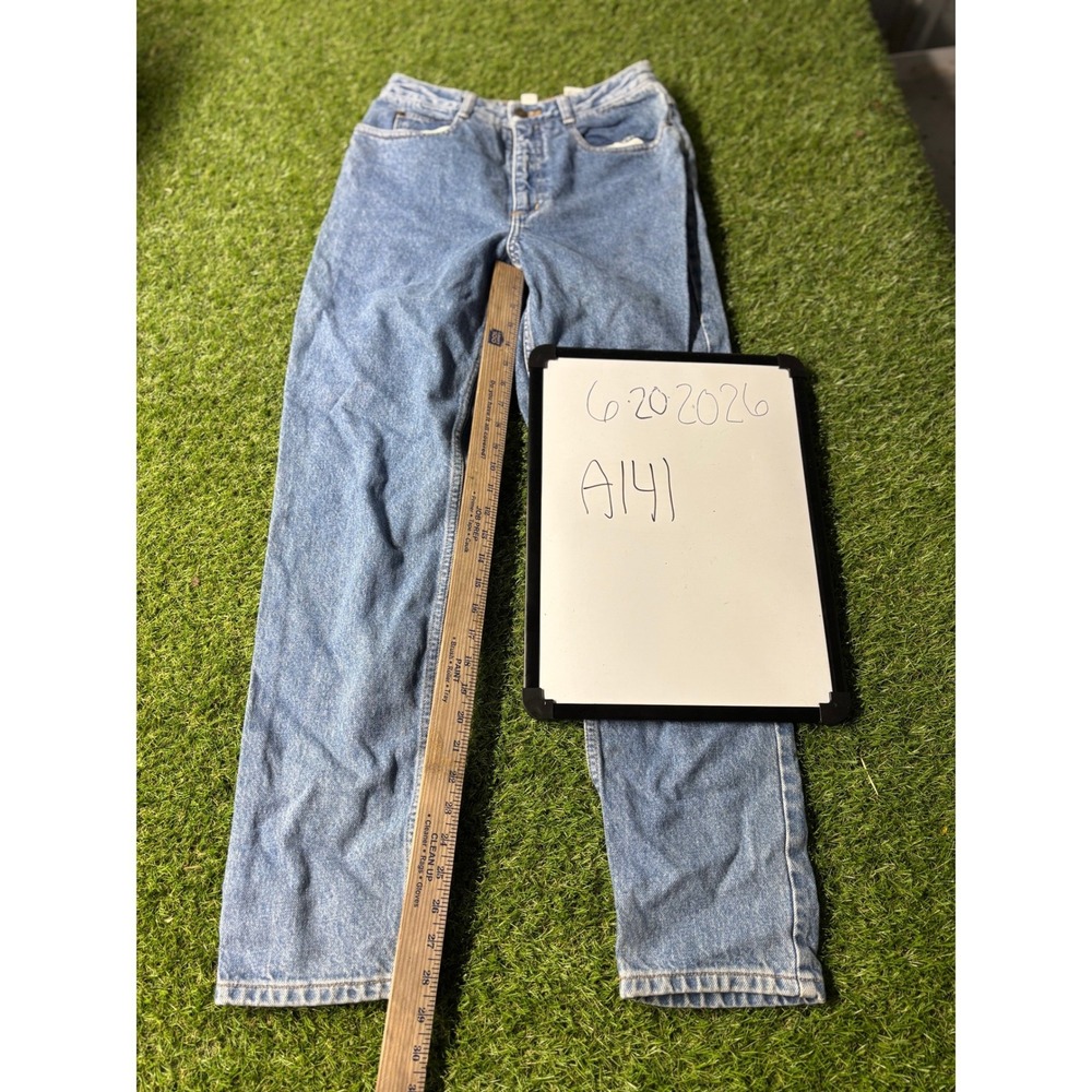 Vintage Talbots High Rise Straight Leg Jeans Womens 6 Blue Denim 100% Cotton 90s